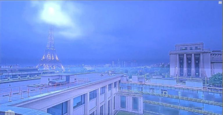 بالفيديو.. قتيلة ومصاب بعاصفة في فرنسا