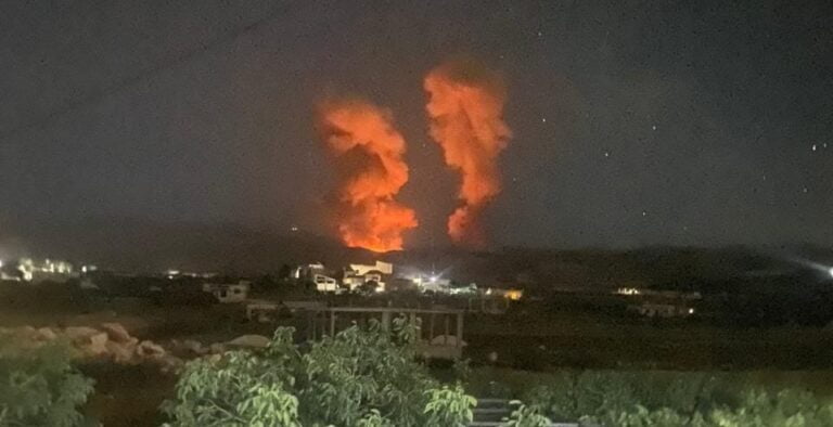 غارات على بعلبك (فيديو – صور )