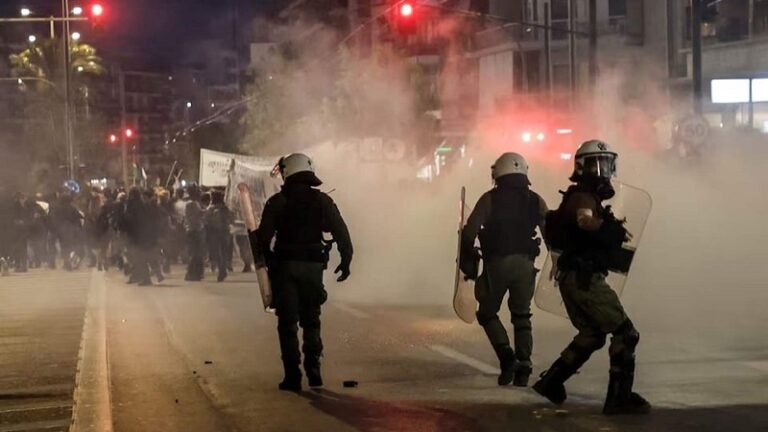 اعتقالات في أثينا خلال تظاهرات داعمة لغزة (صور)