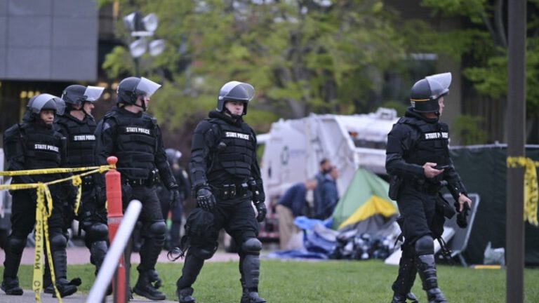 الشرطة الأميركية تعتقل متظاهرين وتفض احتجاجات داعمة لغزة (فيديو)