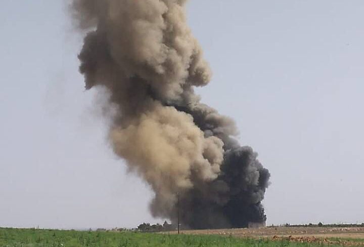 حريق داخل مزرعة لتربية الأبقار في البقاع