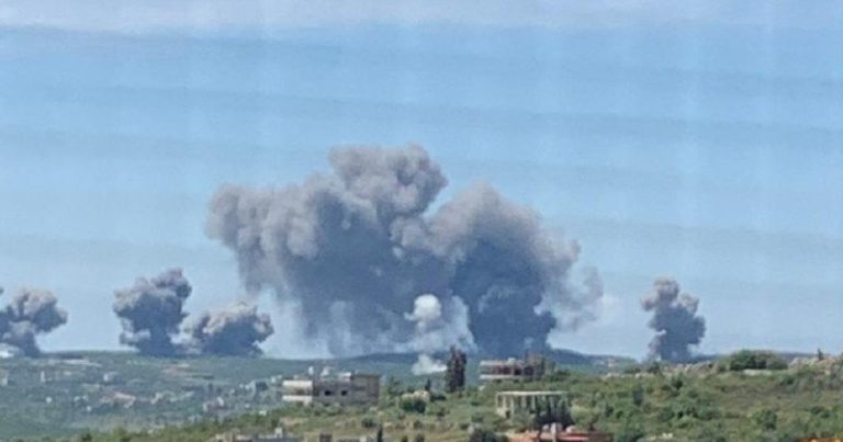 بالفيديو والصورة.. 10 غارات على عيتا الشعب ورامية وجبل بلاط