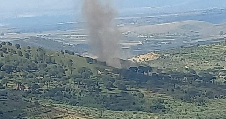 غارة على راشيا الفخار وكفرحمام