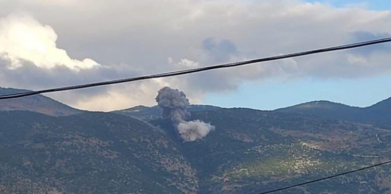 غارة على حلتا قرب كفرشوبا