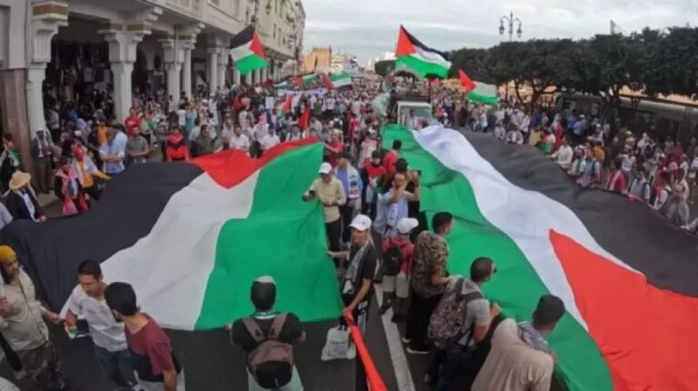 تواصل تحركات طلاب الجامعات الغربية نصرة لغزة (فيديو وصور)