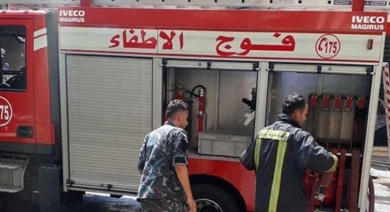 توضيح من “إطفاء بيروت” بعد تكسير عنصرين لآلية!