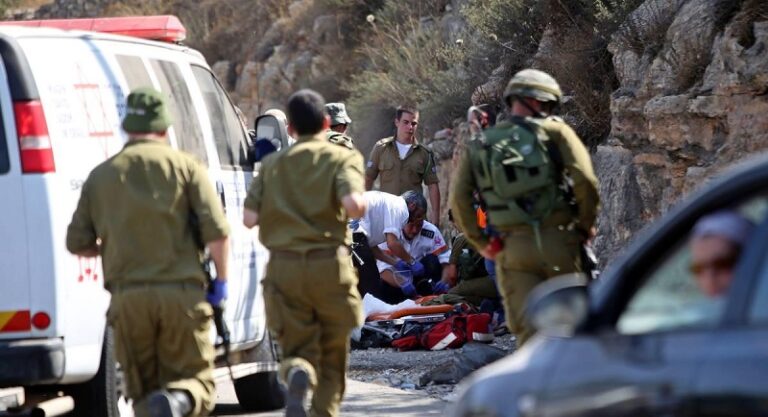 بالفيديو.. لحظة إصابة جندي صهيوني بعملية دهس