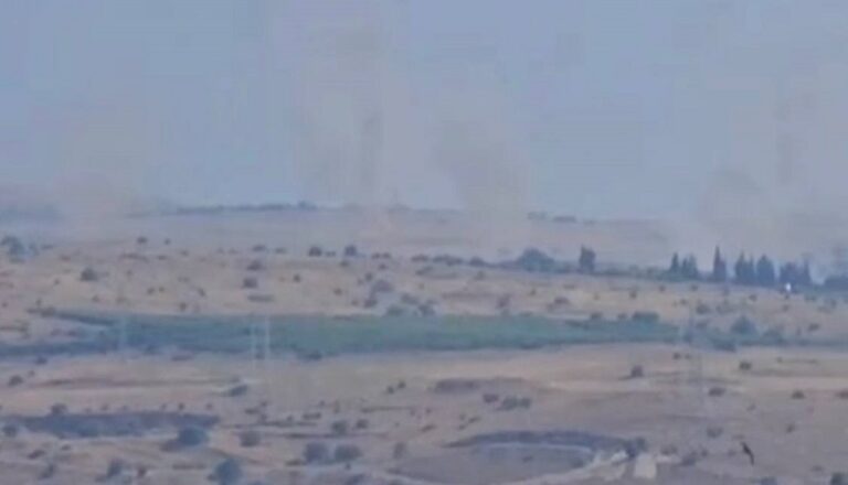 حرائق في “طبريا” بصواريخ من لبنان (فيديو)