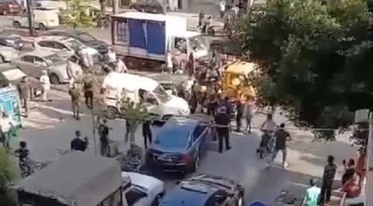 بالفيديو.. إشكال كبير في كورنيش المزرعة