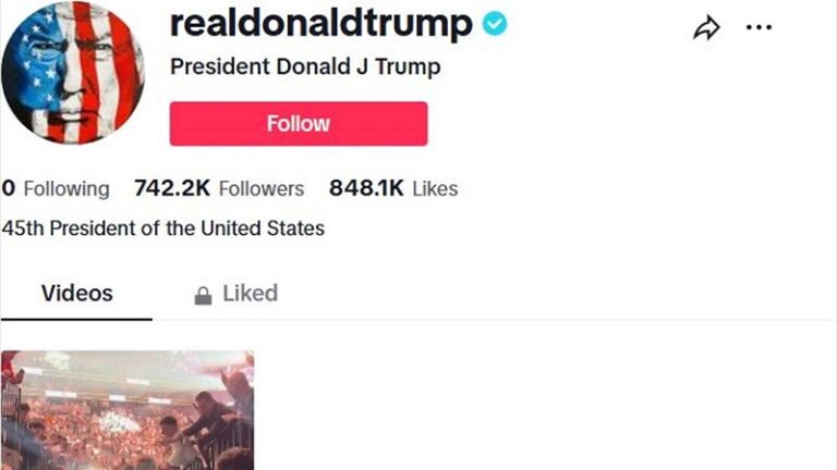 ترامب على “تيك توك”!