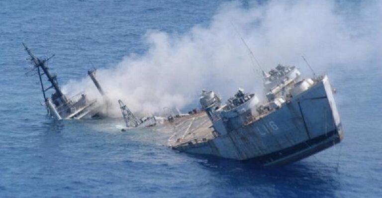 السفينة “TUTOR” غرقت في البحر الأحمر