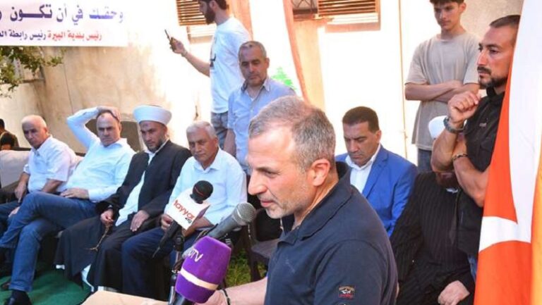 باسيل: عندما تريد “اسرائيل” الاعتداء علينا سنكون مع بعضنا ضد الأجنبي