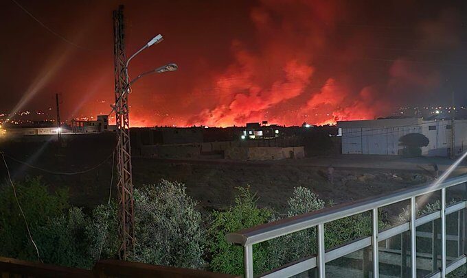 بالفيديو والصور.. سلسلة غارات معادية على الهرمل