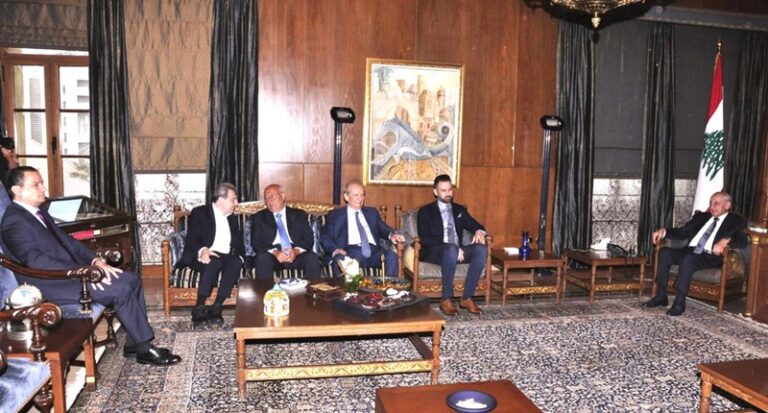 “اللقاء الديمقراطي” في عين التينة: وجهات النظر مع بري كانت على توافق تام