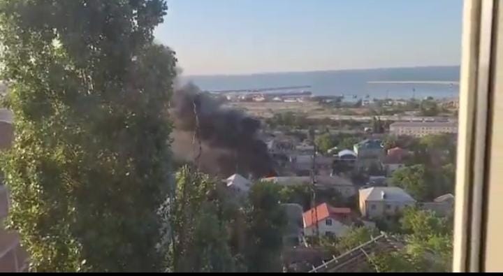 إحراق كنيس يهودي في داغستان (فيديو)