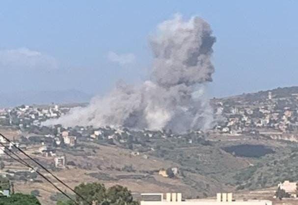 قصف صهيوني على حولا