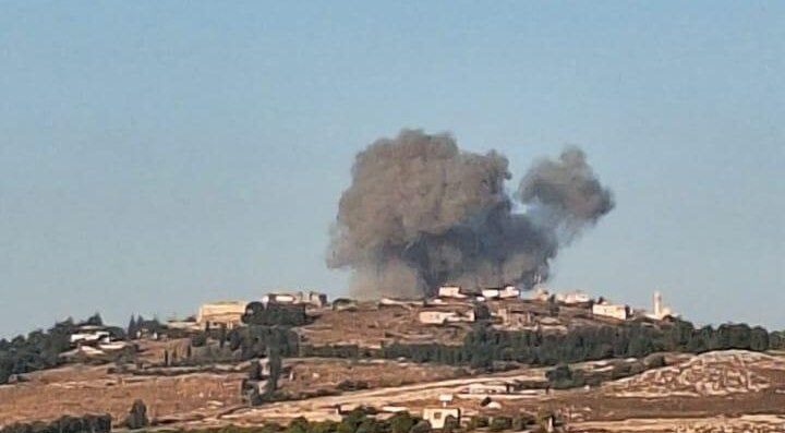 قصف صهيوني على يارون