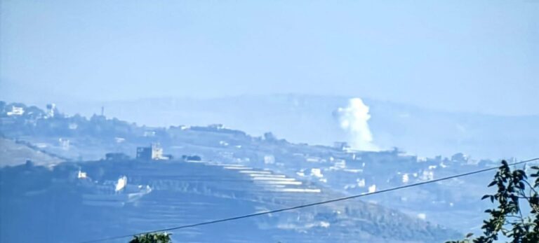 قصف صهيوني على مركبا