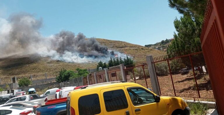 غارة على حومين الفوقا وحاروف وإسقاط المسيرة (فيديو – صورة)