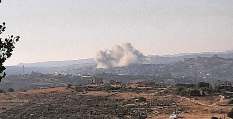 قصف مدفعي على كفرشوبا وغارة على شيحين