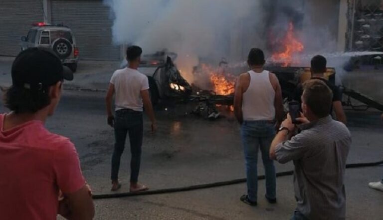 استهداف سيارة في البقاع الغربي.. وشهيد؟ (فيديو)