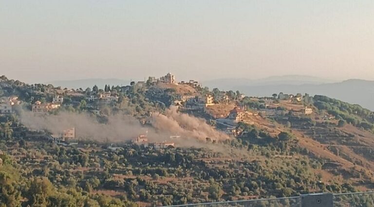 غارة معادية على محيبيب