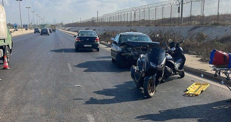 جريحان بحادث سير في “الكوستا برافا”