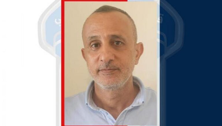 تعميم صورة موقوف من أصحاب السوابق