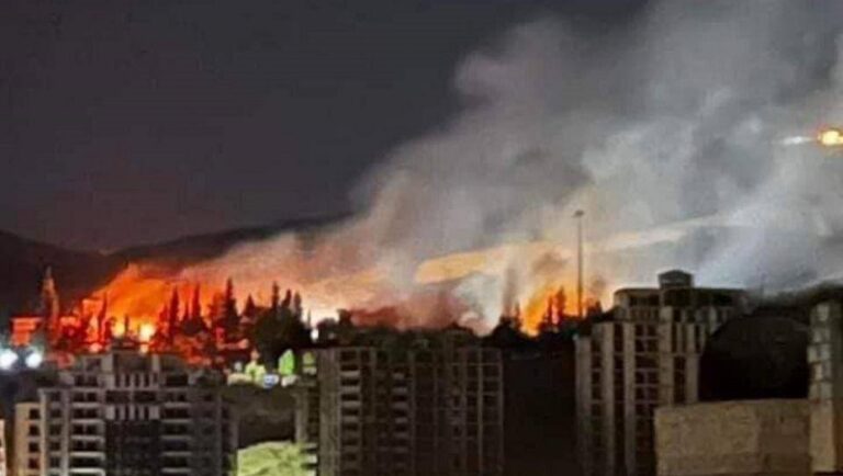 شهيد وإصابات بالعدوان الصهيونية على منطقة كفرسوسة في دمشق (فيديو)