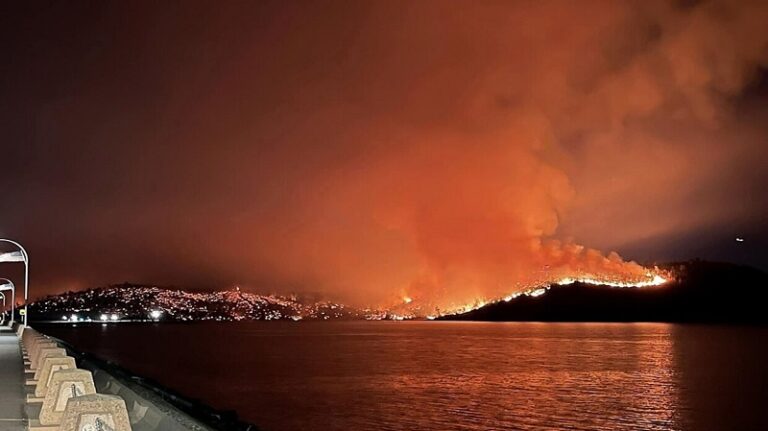 الحرائق تجتاح ولايات أميركية (فيديو)