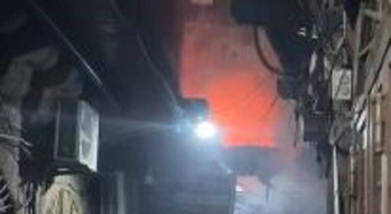 بالفيديو ـ حريق كبير في طرابلس