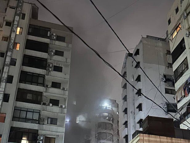 بالفيديو.. إندلاع حريق في الضاحية الجنوبية