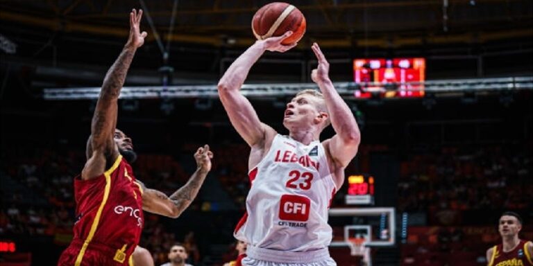 تصفيات أولمبياد باريس لكرة السلة: خسارة قاسية للبنان أمام إسبانيا