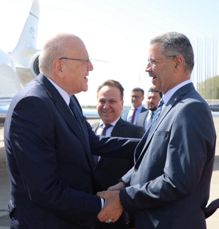 ميقاتي يصل إلى العراق (صورة)