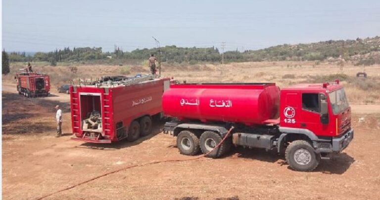 20 حريقاً في مختلف المناطق اللبنانية بيوم واحد!