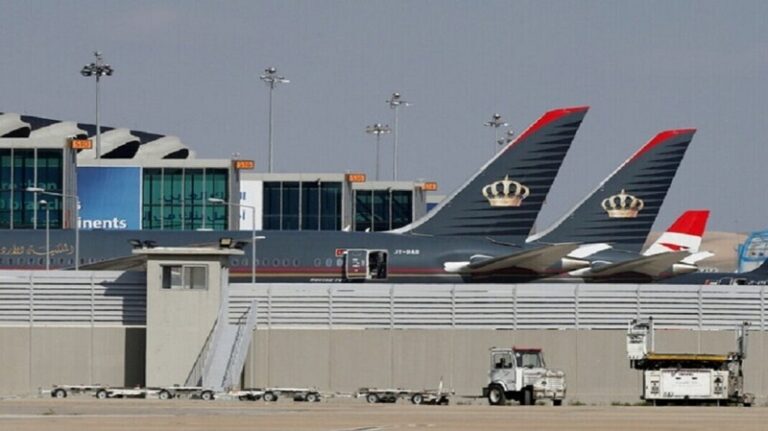 حركة الطيران في الأردن اعتيادية