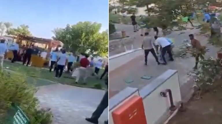 لحظات صادمة من شجار طابا في مصر! (فيديو)