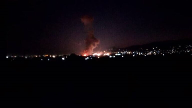 8 جرحى بغارة البقاع