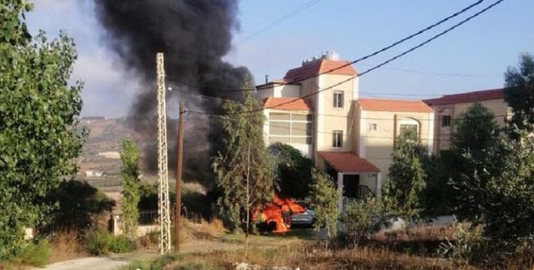 استهداف سيارة في الخيام.. وشهيد