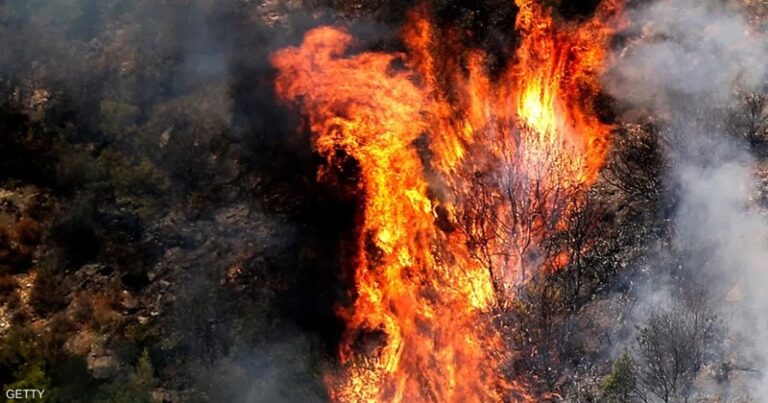 حريق في البترون (فيديو)