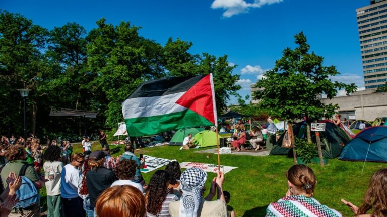 أميركا توجه اتهامات إلى 26 متظاهراً مناهضاً لحرب غزة