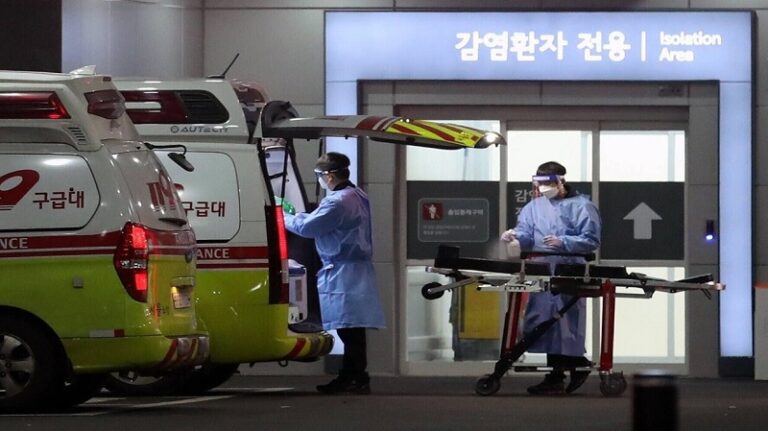 ضحايا بحريق كبير في فندق بكوريا الجنوبية (فيديو)