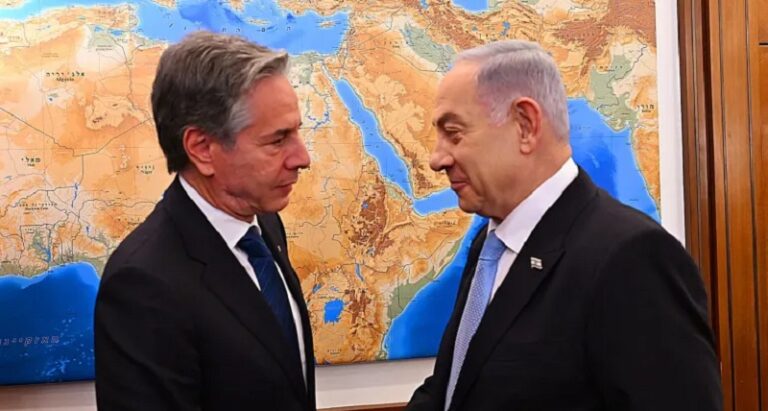 اجتماع “إيجابي” بين نتنياهو وبلينكن