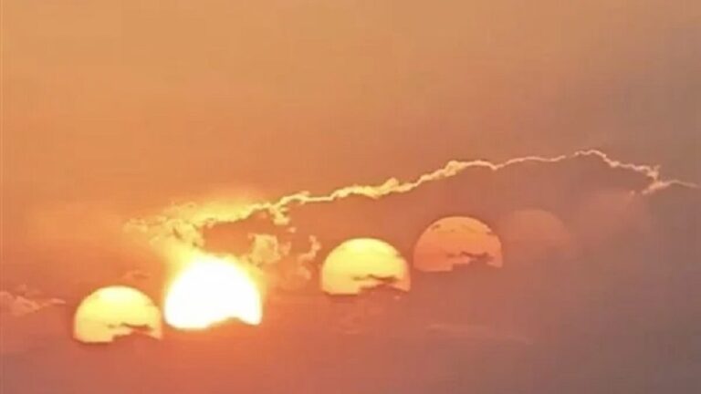 بالفيديو.. 7 “شموس” في سماء الصين!