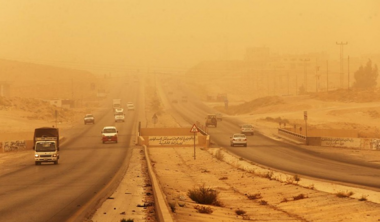 عاصفة ترابية شديدة تضرب جنوب مصر (فيديو)