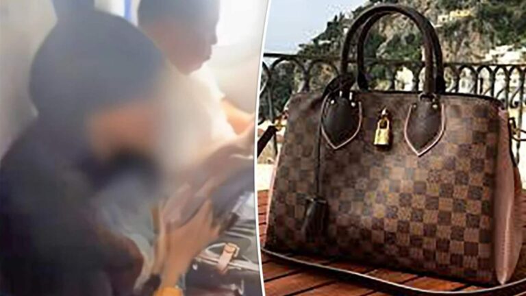 الشرطة تحتجز إمرأة رفضت وضع حقيبة “لويس فيتون” على الأرض!