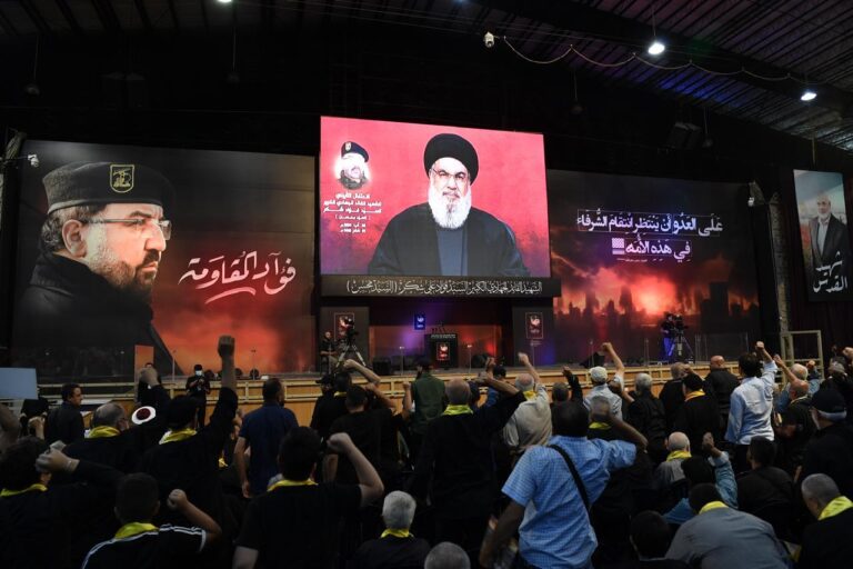 نصر الله:  الرد آتٍ إن شاء الله أياً كانت العواقب!