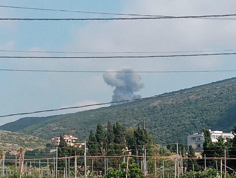 جرحى بغارة شمع