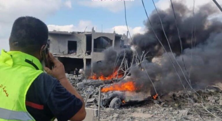 4 شهداء و5 جرحى بالغارة على شمع