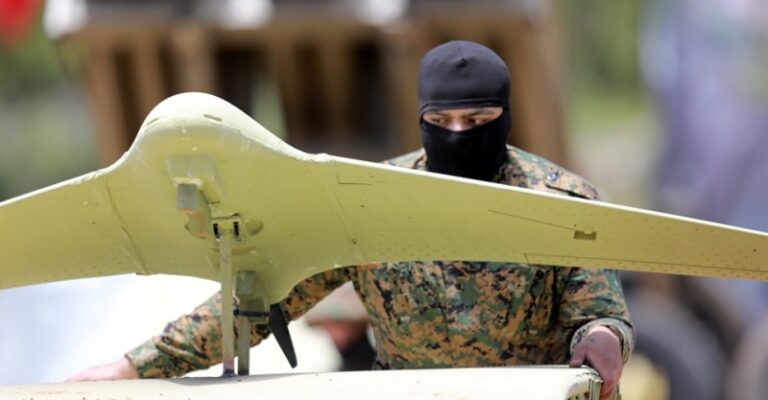 هجوم جوي على تجمعات العدو في المنارة وكسارة كفرجلعادي واستهدافهم بمسيرة في زرعيت